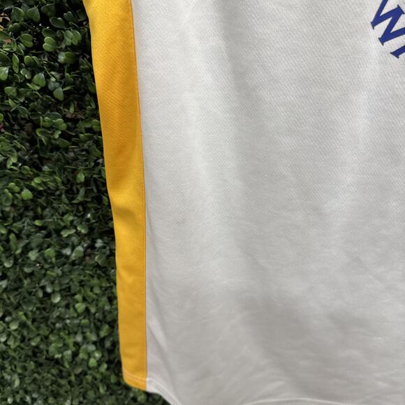 Adidas Golden State Warriors Jersey Youth XL White Steph Curry NBA Basketball - Picture 6 of 9